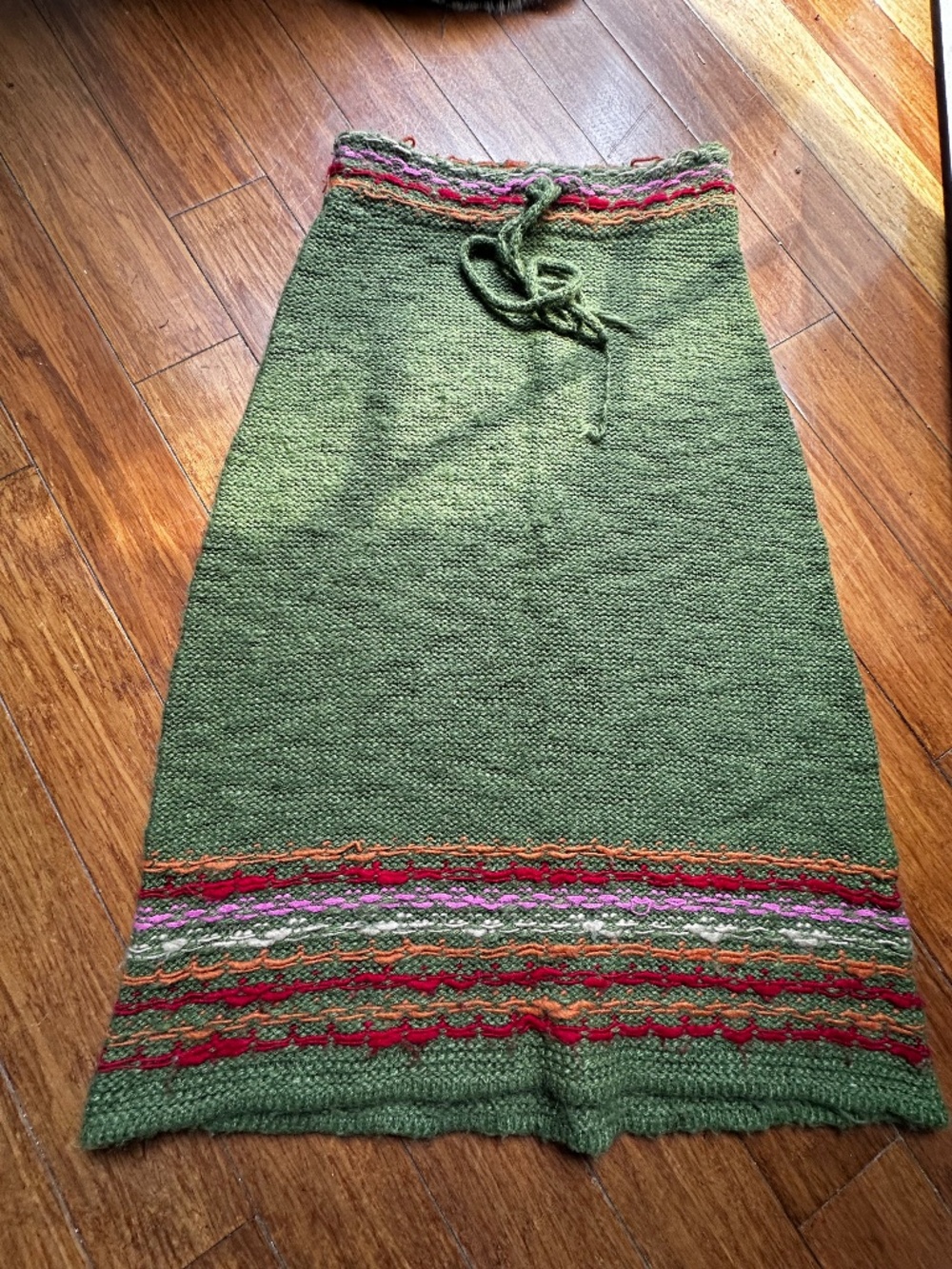 Zara Long Wool knitted skirt